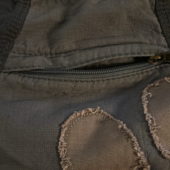 Rope Satchel LIFE IS GOOD with sun in pink and rays in grey - Picture 4 of 6